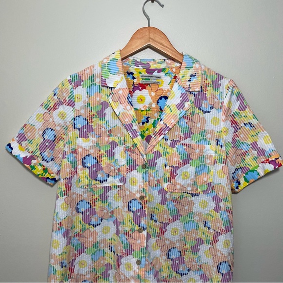 Urban Outfitters Juniper Floral Button Down - Picture 2 of 6